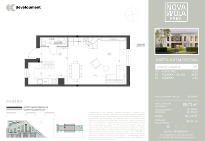 Mieszkanie w inwestycji: Nova Wola Park II