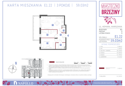 Mieszkanie w inwestycji: Miasteczko Brzeziny II
