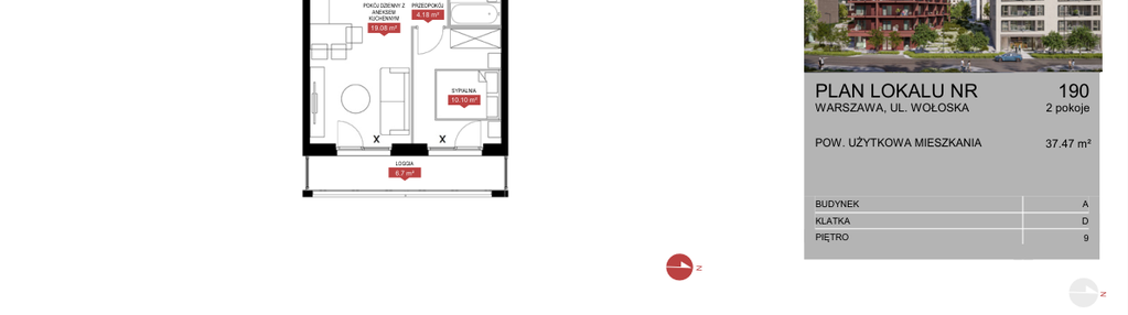 Mieszkanie w inwestycji: Modern Mokotów etap 1 budynek A, B1 i B2