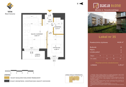 Mieszkanie w inwestycji: Stacja Błonie etap II