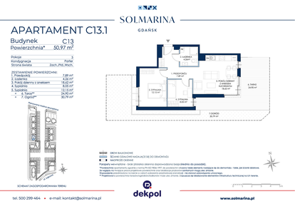 Mieszkanie w inwestycji: Sol Marina etap III