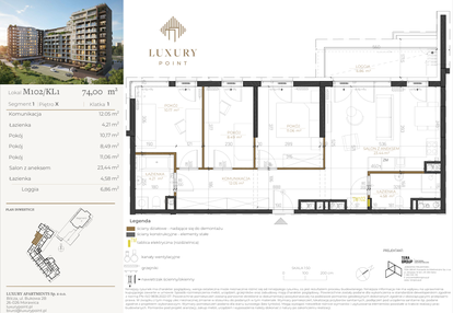 Mieszkanie w inwestycji: LUXURY POINT