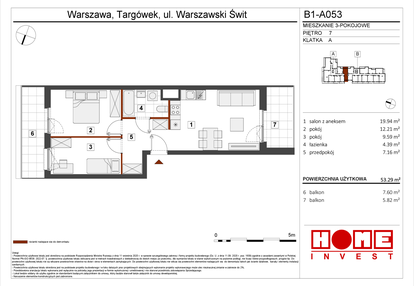 Mieszkanie w inwestycji: Warszawski Świt etap VIII