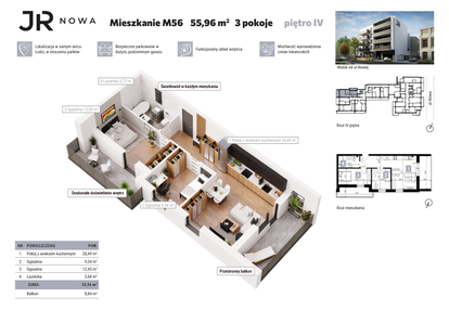 Mieszkanie w inwestycji: JR Nowa