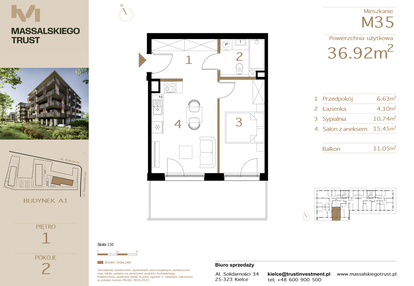 Mieszkanie w inwestycji: Massalskiego Trust