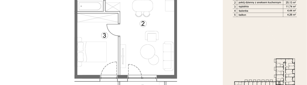 Mieszkanie w inwestycji: Waterlane Vibe