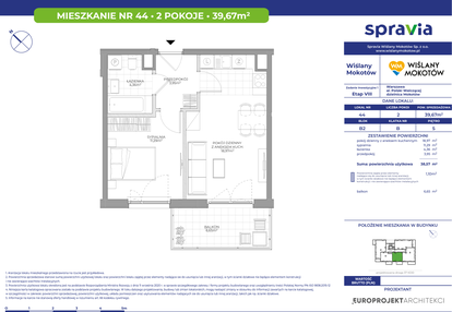 Mieszkanie w inwestycji: Wiślany Mokotów VIII