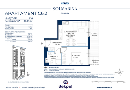 Mieszkanie w inwestycji: Sol Marina etap III