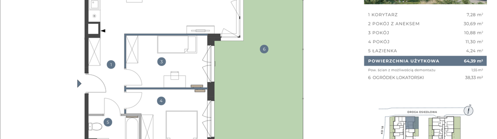Mieszkanie w inwestycji: Astelia Park etap 1A i 3