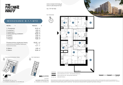 Mieszkanie w inwestycji: Nowe Promenady etap II