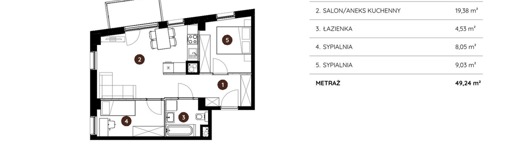 Mieszkanie w inwestycji: Murapol RiverSide