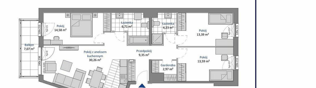 Mieszkanie w inwestycji: Nowa Dąbrowa bud. DE