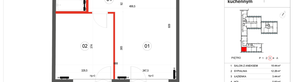 Mieszkanie w inwestycji: Stalowa Form 43.45
