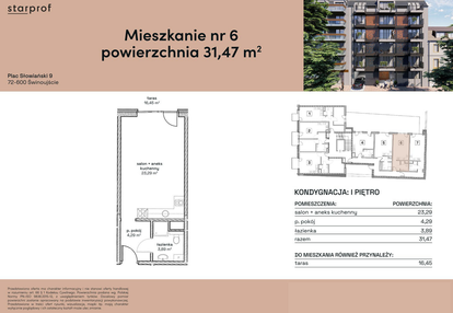 Mieszkanie w inwestycji: Plac Słowiański 9