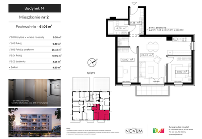 Mieszkanie w inwestycji: Novum Rumia - bud. 14