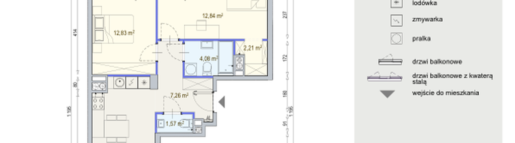 Mieszkanie w inwestycji: Modern Mokotów etap 6, budynek F1 i F2