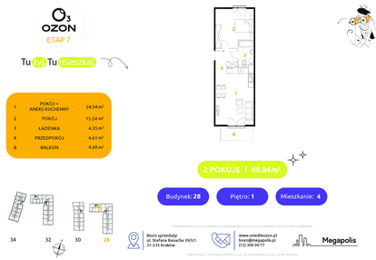 Mieszkanie w inwestycji: Osiedle Ozon etap VII
