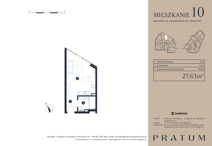 Mieszkanie w inwestycji: Pratum Apartamenty Etap I