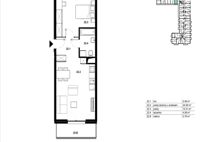 Mieszkanie w inwestycji: Osiedle Mozaika