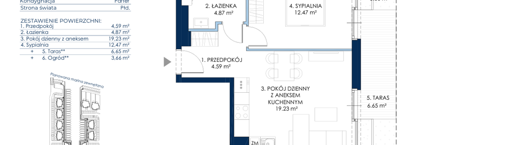 Mieszkanie w inwestycji: Sol Marina etap III
