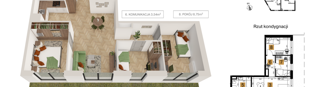 Mieszkanie w inwestycji: Tutaj Bunscha