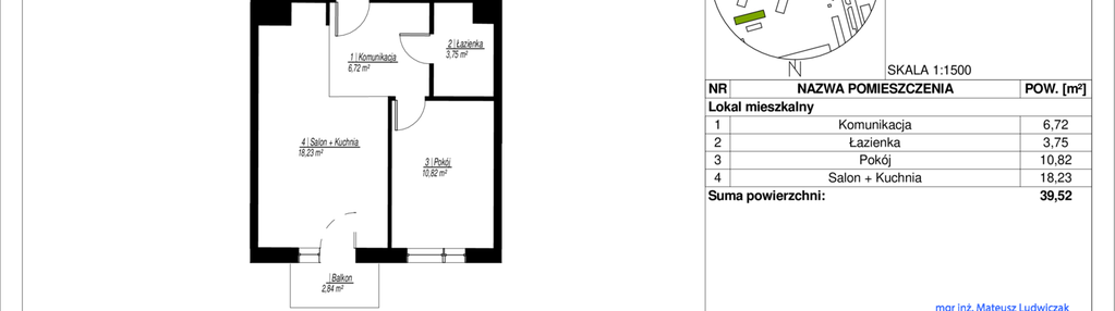 Mieszkanie w inwestycji: Jasielska 8C etap II