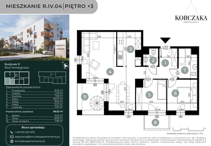 Mieszkanie w inwestycji: Korczaka Apartamenty