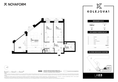Mieszkanie w inwestycji: Kolejova 1