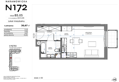 Mieszkanie w inwestycji: Naramowicka 172