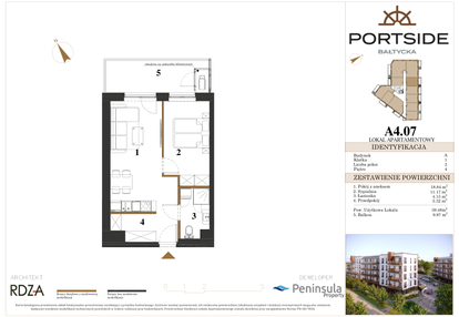 Mieszkanie w inwestycji: Portside Bałtycka
