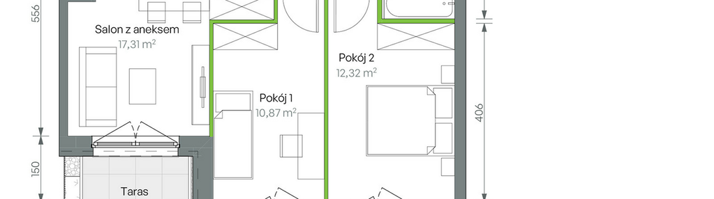 Mieszkanie w inwestycji: Oliwska Vita