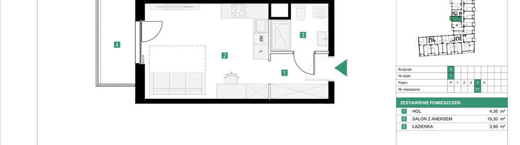 Mieszkanie w inwestycji: Osiedle Międzyleska - etap III
