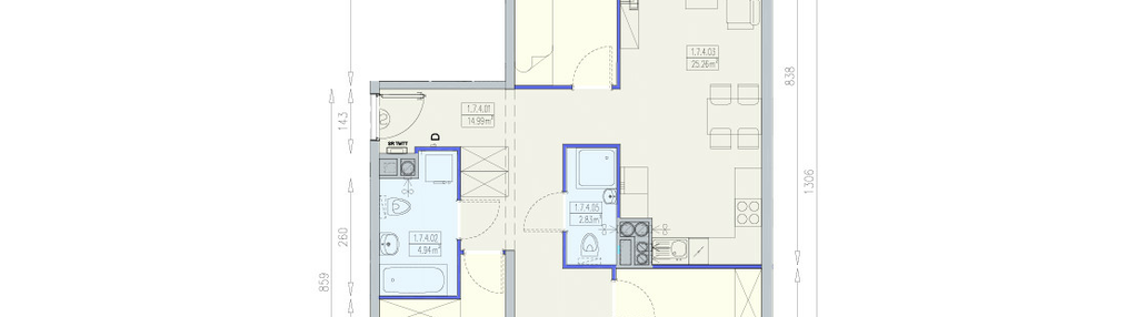 Mieszkanie w inwestycji: Południk 17 - budynek K1