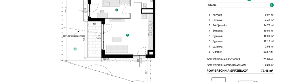 Mieszkanie w inwestycji: Oxygen Park etap III