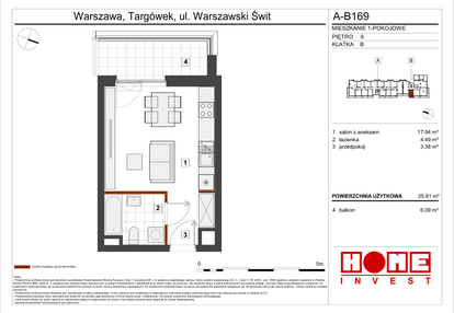 Mieszkanie w inwestycji: Warszawski Świt etap VII