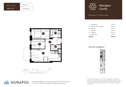 Mieszkanie w inwestycji: Murapol Corfa