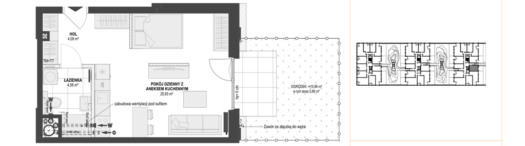 Mieszkanie w inwestycji: DOKI Living etap II