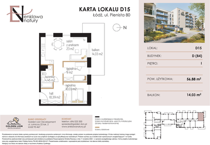 Mieszkanie w inwestycji: Enklawa Natury