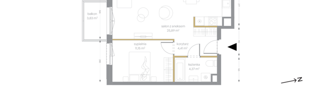 Mieszkanie w inwestycji: Królowej Jadwigi