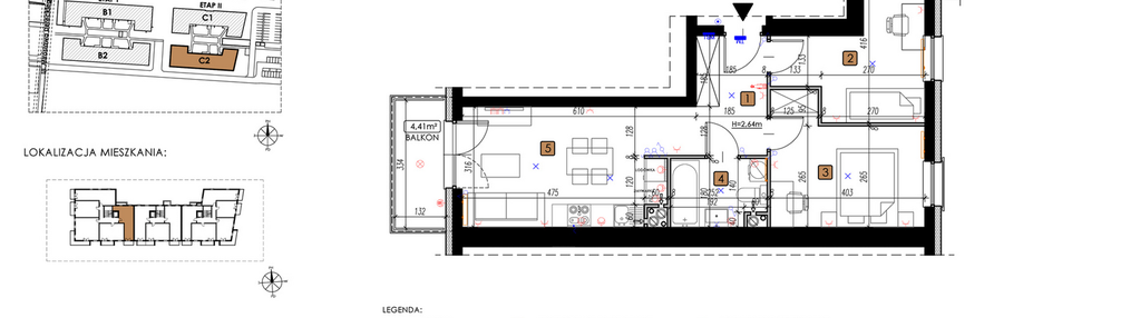 Mieszkanie w inwestycji: Koncertowe Wzgórze etap II