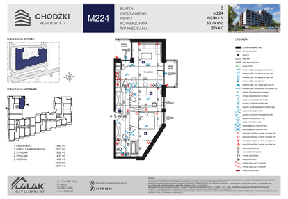 Mieszkanie w inwestycji: Chodźki Residence 2