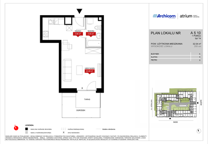Mieszkanie w inwestycji: Atrium - Nowy Szczepin