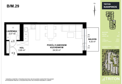Mieszkanie w inwestycji: Triton Kampinos III