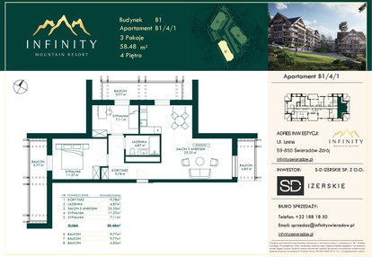 Mieszkanie w inwestycji: Infinity Mountain Resort etap 2