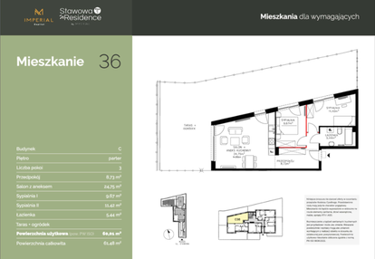 Mieszkanie w inwestycji: Stawowa Residence - etap V