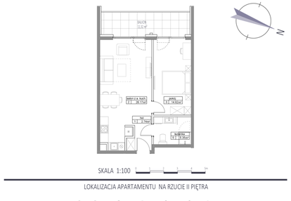 Mieszkanie w inwestycji: Apartamenty na Klifie bud. D, E i F