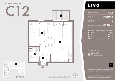Mieszkanie w inwestycji: Livo