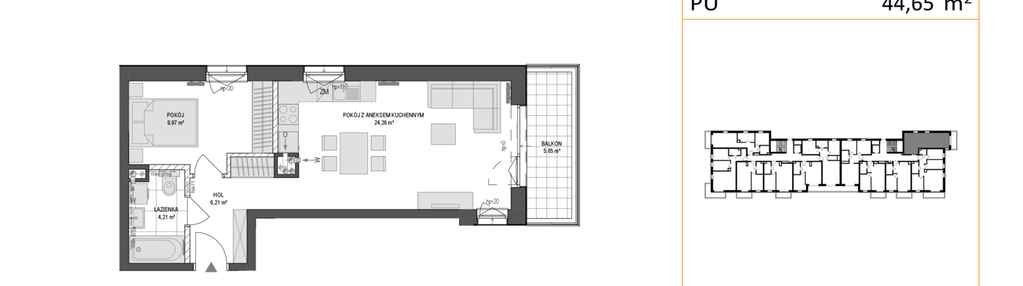 Mieszkanie w inwestycji: Konstelacja etap VI