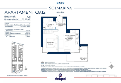 Mieszkanie w inwestycji: Sol Marina etap III