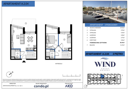 Mieszkanie w inwestycji: Wind Yacht Resort